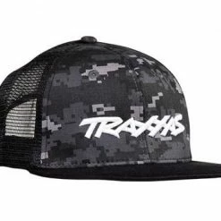Traxxas Logo Hat Flat Bill Black