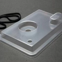 Traxxas Radio Box Lid (clear)/ Rubber Gasket (1) (for Use With Remote Push Button)