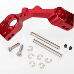 Traxxas 6061-T6 Aluminum Stub Axle Carriers (red-anodized)