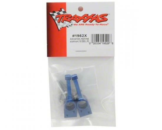 Traxxas 6061-T6 Aluminum Stub Axle Carriers (blue-anodized) - Image 2