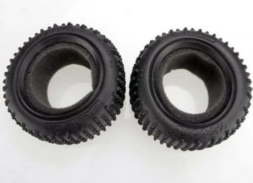 Traxxas Tires Alias 2.2 (rear) (2)/ Foam Inserts (Bandit) (soft Compound)