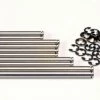 Traxxas Suspension Pin Set Stainless Steel (w/ E-clips)
