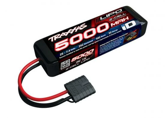 Traxxas ID LiPo Battery - 5000mAh 7.4V 2S 25C