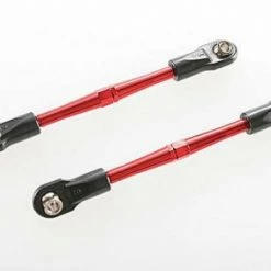 Traxxas Turnbuckles Aluminum (red-anodized) Toe Links 59mm (2) (assembled With Rod Ends Hollow Balls) (requires 5mm Aluminum Wrench 5477)
