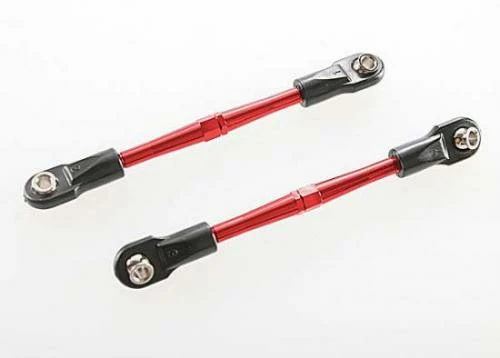 Traxxas Turnbuckles Aluminum (red-anodized) Toe Links 59mm (2) (assembled With Rod Ends Hollow Balls) (requires 5mm Aluminum Wrench 5477)