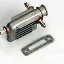 Traxxas Exhaust Header Marine/ Header Gasket/pressure Fitting/ Fitting Gasket/ Header Screws (2) Note: This Header Has 3 Pressure Fittings. If Upgrading An Older Boat With 2 Pressure Fittings Then Use Part 3580 (for Side Exhaust Engines Only)