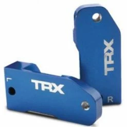 Traxxas Caster Blocks 30-degree Blue-anodized 6061-T6 Aluminum (left Right)