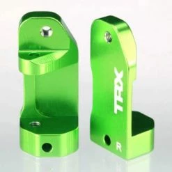 Traxxas Caster Blocks 30-degree Green-anodized 6061-T6 Aluminum (left Right)