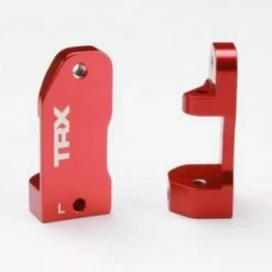 Traxxas Caster Blocks 30-degree Red-anodized 6061-T6 Aluminum (left Right)