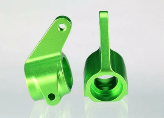Traxxas Green-anodized Aluminum Steering Blocks