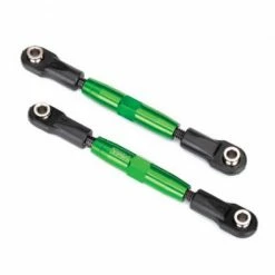 Traxxas Camber Links Front (TUBES Green-anodized 7075-T6 Aluminum Stronger Than Titanium) (83mm) (2)/ Rod Ends Rear (4)/ Rod Ends Front (4)/ Aluminum Wrench (1)