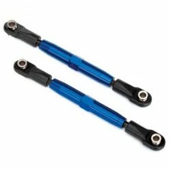 Traxxas Camber Links Rear (TUBES Blue-anodized 7075-T6 Aluminum Stronger Than Titanium) (73mm) (2)/ Rod Ends Rear (4)/ Rod Ends Front (4)/ Aluminum Wrench (1)