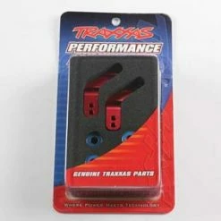Traxxas Aluminum Stub Axle Carriers Red-anodized