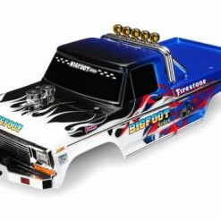 Traxxas Body Bigfoot Flame Officially Licensed Replica (painted Decals Applied)