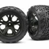 Traxxas Talon Tires All-Star Black Chrome Wheels Foam Inserts (assembled And Glued) (nitro Rear/ Electric Front) (2) (TSM Rated)