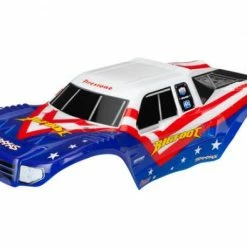Traxxas Body Bigfoot Red White Blue Officially Licensed Replica (painted Decals Applied)