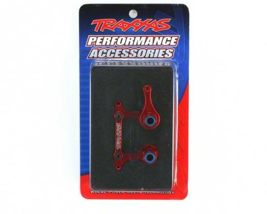 Traxxas Aluminum Steering Bellcranks Red-anodized - Image 2