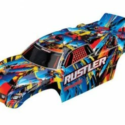 Traxxas Body Rustler Rock N Roll (painted Decals Applied)