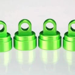 Traxxas Green-anodized Aluminum Shock Caps (4) (fits All Ultra Shocks)
