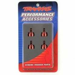 Traxxas Red-anodized Aluminum Shock Caps Aluminum (4) (fits All Ultra Shocks)