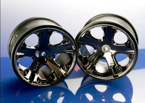 Traxxas All-Star 2.8 Wheels (black Chrome) (electric Rear)