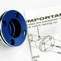 Traxxas Backplate Machined Aluminum (blue-anodized)(requires Electric Bump Starter) (not For Use With Nitro Stampede)