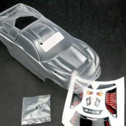 Traxxas Body Nitro Rustler (clear Requires Painting)/window Grill Lights Decal Sheet/ Wing And Aluminum Hardware