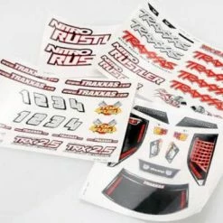 Traxxas Decal Sheets Nitro Rustler