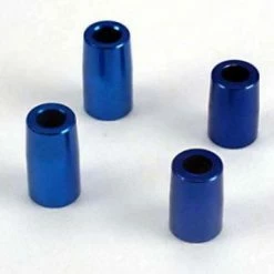 Traxxas Tapered Bearing Block Spacers (blue-anodized Aluminum) (3x6x10.75mm) (2)/(3x6x8.9mm) (2)