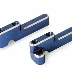 Traxxas Aluminum Steering/Shift Servo Mounts (blue-anodized)