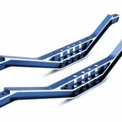Traxxas Chassis Braces Lower Machined 6061-T6 Aluminum (blue) (2)/ Hardware