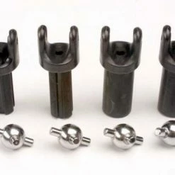Traxxas Half Shafts Short (heavy Duty) (external-splined (2) Internal-splined (2))/ Metal U-joints (4)