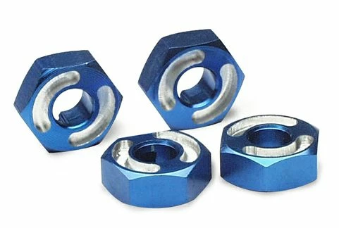 Traxxas Aluminum Wheel Hex Hubs Blue-anodized