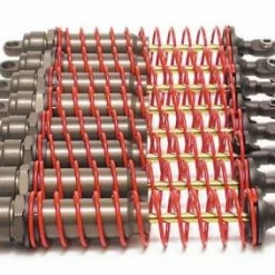 Traxxas Hard-anodized PTFE-coated T6 Aluminum Big Bore Shocks (assembled W/ Red Springs TiN Shafts)