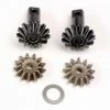 Traxxas Diff Gear Set: 13-T Output Gear Shafts (2)/ 13-T Spider Gears (2)/ Spider Shaft (1)/ 6x10x0.5mm PTFE-coated Washer (1)