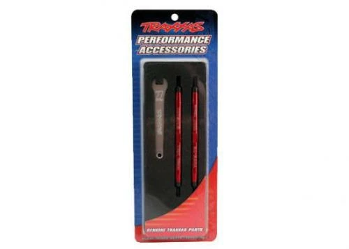 Traxxas 7075-T6 Red-Anodized Aluminum TUBES Toe Links