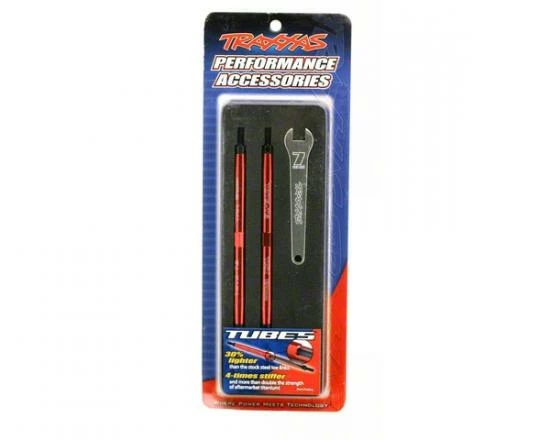 Traxxas 7075-T6 Red-Anodized Aluminum TUBES Toe Links - Image 2