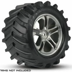 Traxxas Maxx Chevron 3.8 Tires With Foam Inserts (2) (fits Revo/Maxx Series)