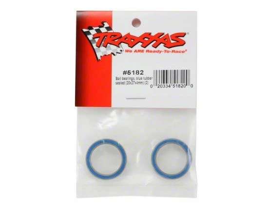 Traxxas Ball Bearings Blue Rubber Sealed (20x27x4mm) (2) - Image 2