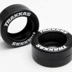 Traxxas Tires Rubber (2) (fits Traxxas Wheelie Bar Wheels)