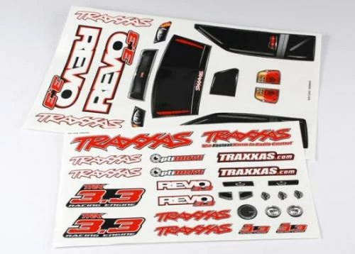 Traxxas Decal Sheets Revo 3.3