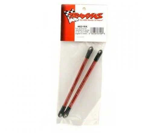 Traxxas Push Rod (aluminum) (assembled With Rod Ends) (2) (red) (use With 5359 Progressive 3 Rockers) - Image 2