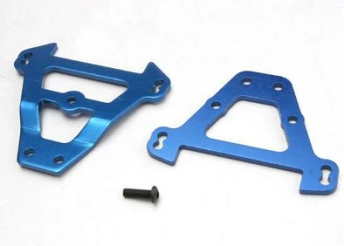 Traxxas Bulkhead Tie Bars Front Rear (blue-anodized Aluminum)