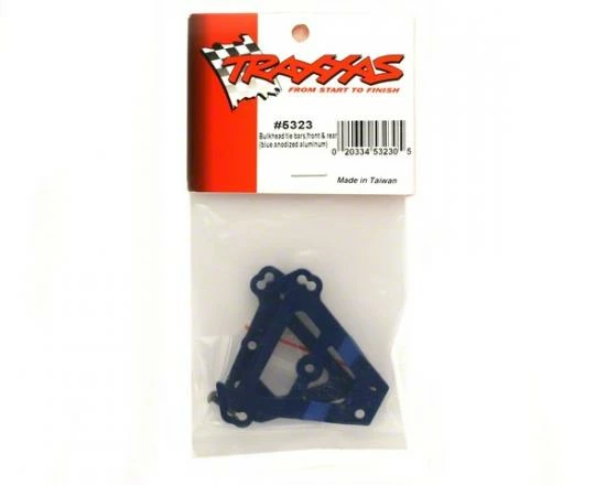 Traxxas Bulkhead Tie Bars Front Rear (blue-anodized Aluminum) - Image 2