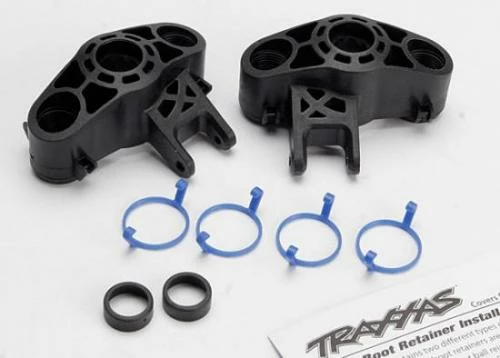 Traxxas Axle Carriers Left Right (1 Each) (use With Larger 6x13mm Ball Bearings)/ Bearing Adapters (for 6x12mm Ball Bearings) (2)/ Dust Boot Retainers (4)