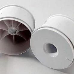 Traxxas Dished 3.8 Wheels (white) (2) (use With 17mm Splined Wheel Hubs And Wheel Nuts Part 5353X)