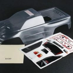 Traxxas Body Revo 3.3 (clear Requires Painting)/ Window Lights Grill Decal Sheet