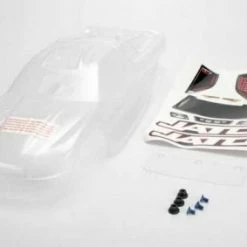 Traxxas Clear Jato Body (requires Painting)/window Lights Decal Sheet/ Wing And Aluminum Hardware