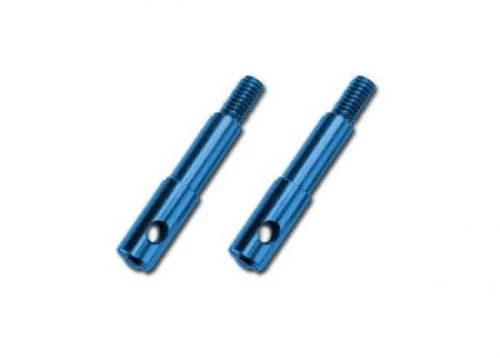Traxxas 7075-T6 Blue-anodized Aluminum Wheel Spindles Front (left Right)