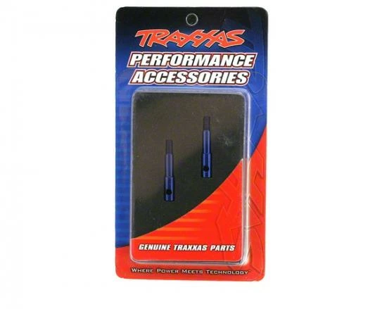 Traxxas 7075-T6 Blue-anodized Aluminum Wheel Spindles Front (left Right) - Image 2